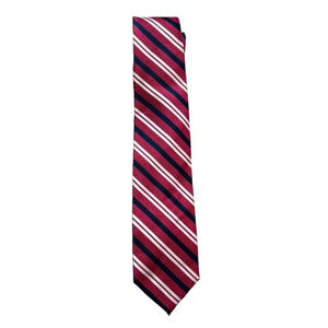 Beau Brummel Soho Pink Striped Silk Tie